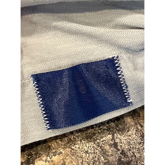 Burberry 17-1/2 / 35 Men Gray Long Sleeve Button Down Shirt Business Casual - Picture 5 of 7